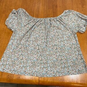 Lane Bryant Gauzy Flower top - 14/16 NWT